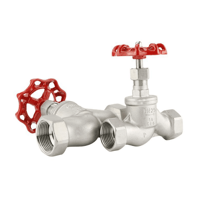 Stainless Steel S-Globe Valve 200# RC/NPT Threaded