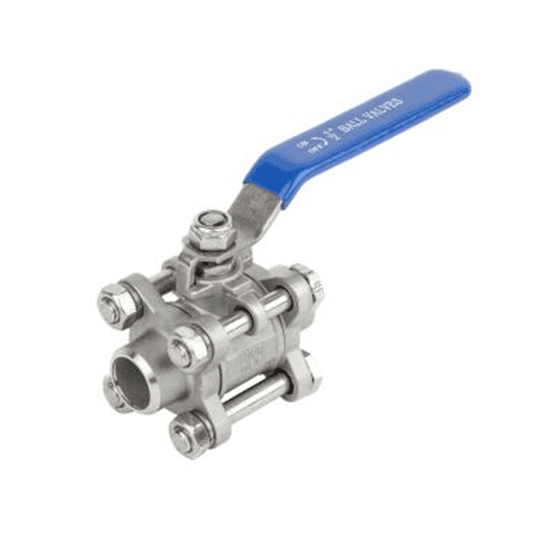 Stainless Steel 3PC Ball Valve 1000# RC/NPT Threaded