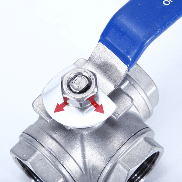 304 Stainless Steel Three-way Ball Valve