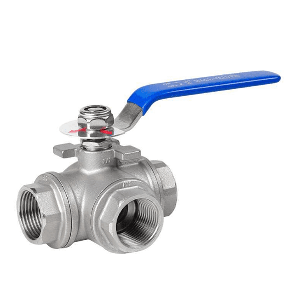 304 Stainless Steel Three-way Ball Valve